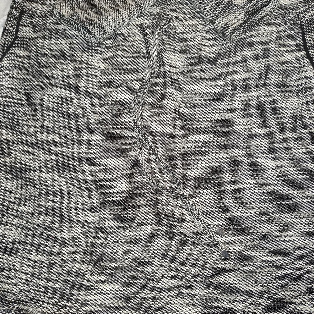 Merona Cotton Blend Heather Gray Drawstring Waist Dress Size Small - Picture 7 of 8